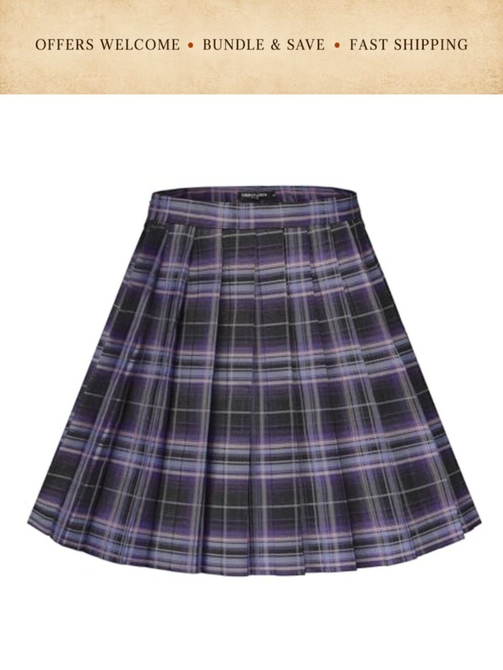 Pleated Mini Skirt Polyester A-Line Uniform Cosplay Dance